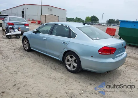 2012 Volkswagen Passat 2.5L Se from USA, damaged, VIN 1VWBP7A35CC025482